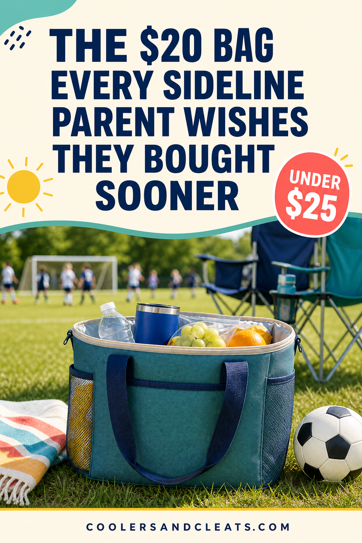 Pinterest pin: The $20 bag every sideline parent wishes they bought sooner