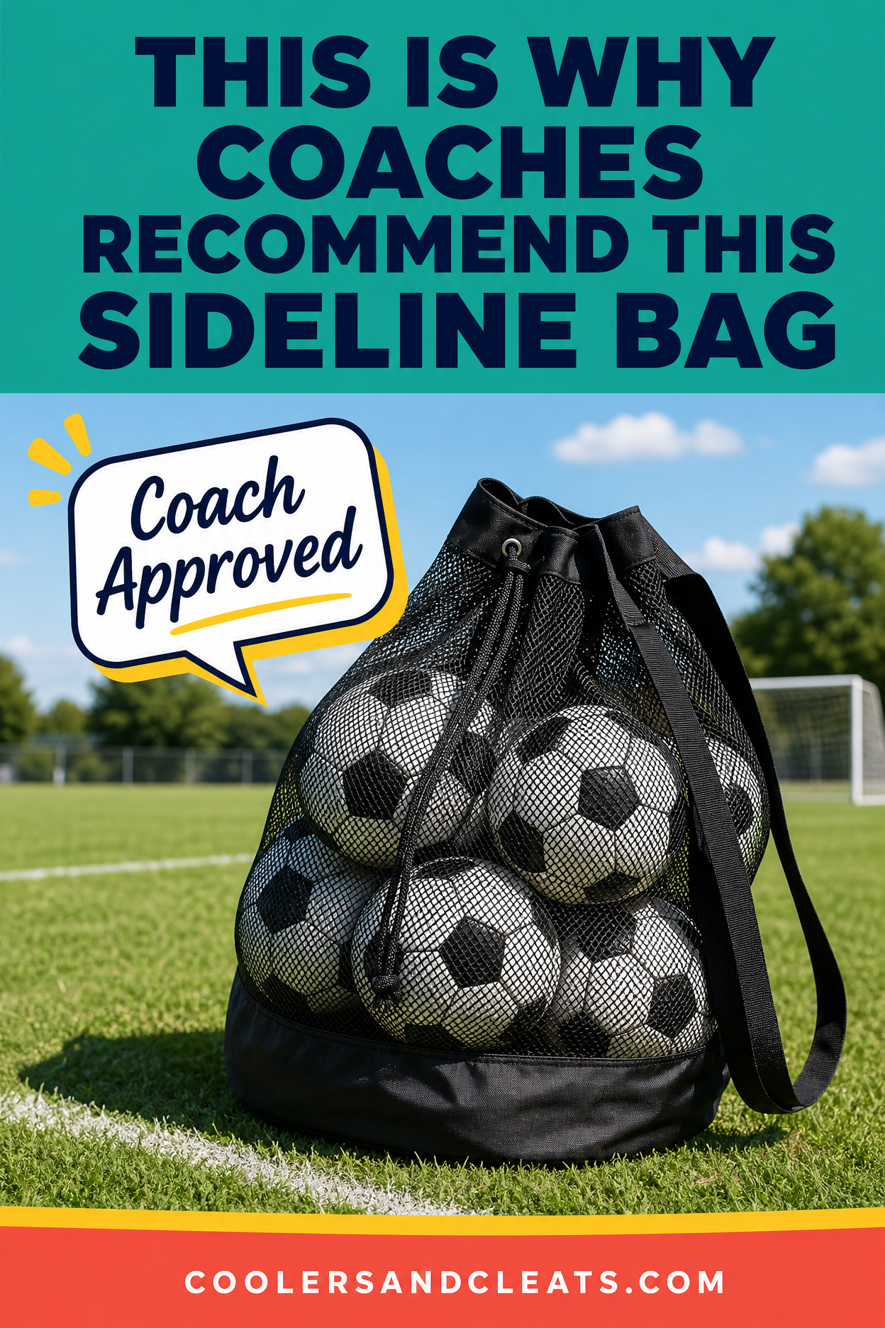 Pinterest pin: This is why coaches recommend this sideline bag